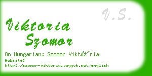 viktoria szomor business card